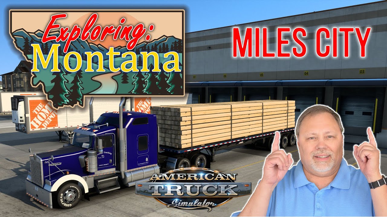 Exploring Montana Series in American Truck Simulator: Miles City