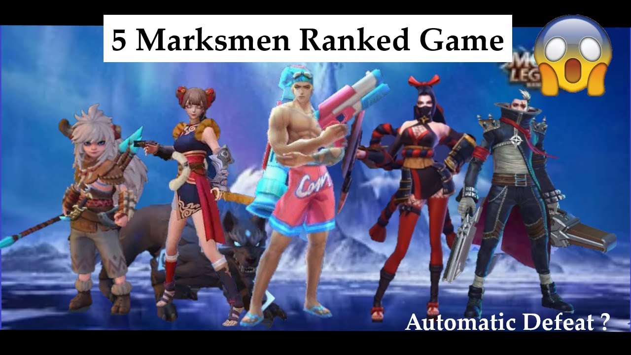 All MARKSMEN TEAM (Ranked Gameplay) - What could go wrong?? 🤦&zwj;♂️🤷&zwj;♂️