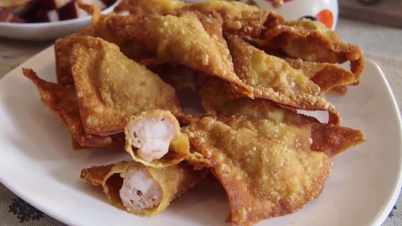 Easy Recipe: Crispy Wonton or Prawn Dumplings (Sui Kow)