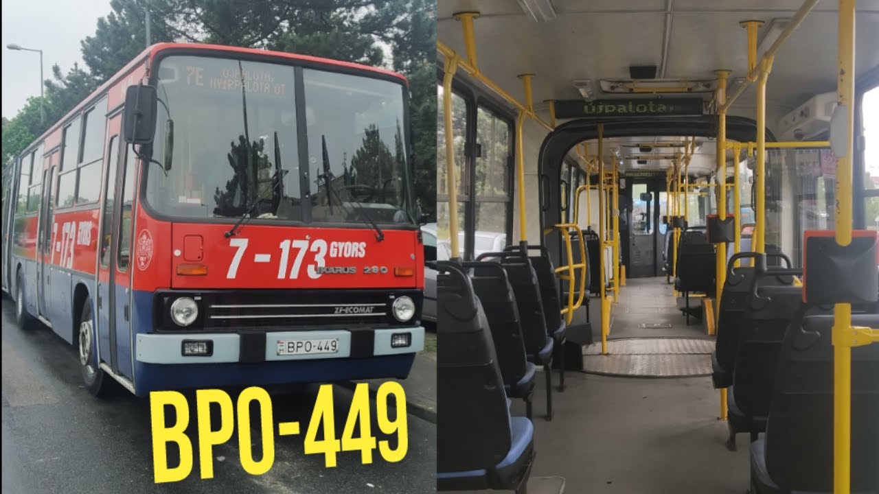 BKV-s retró hétvége a belvárost érintő vonalakon #4 | Ikarus 280 (BPO-449) a 7E-n
