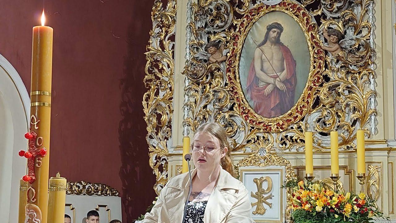 Wielka Sobota 2025 - śpiew: Karolina; Psalm: Śpiewajmy Panu, który moc okazał