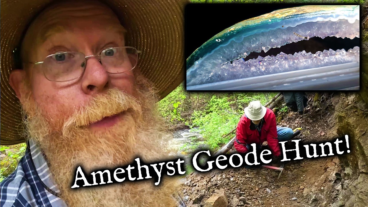 Amethyst Geode Hunting! Beautiful Crystals!