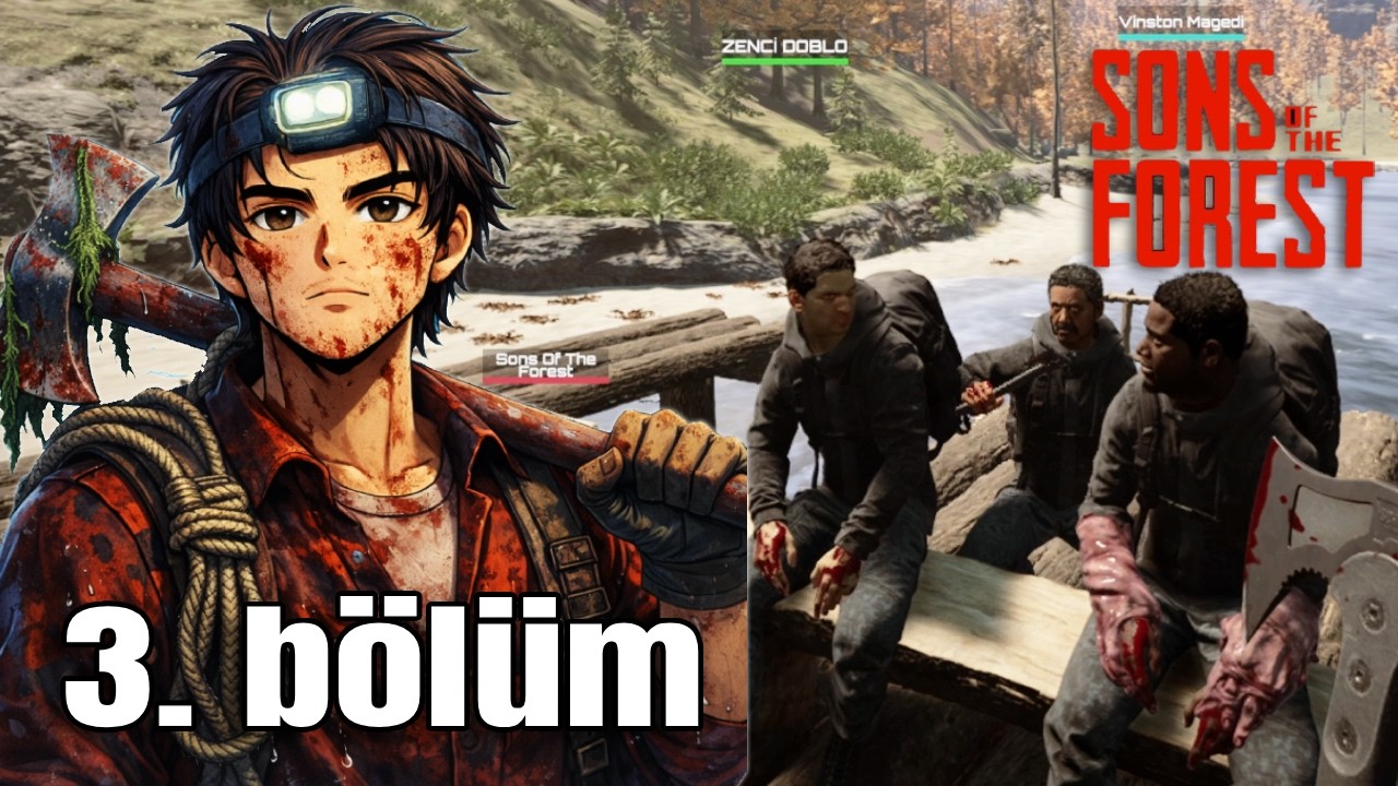 Yüzen Evle Denize Açıldık! (Tabanca Buldum) | Sons of the Forest #3