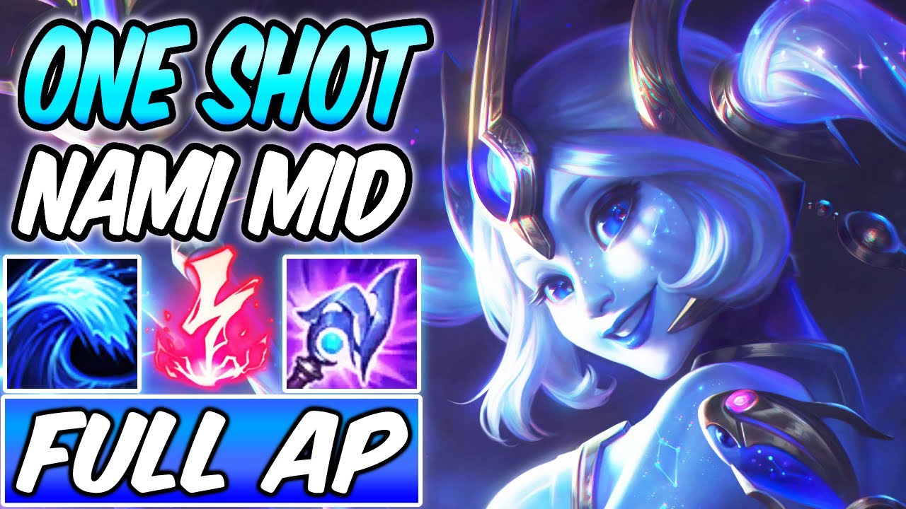 FULL AP NAMI MID INSANE *ONE-SHOT* S+ CLEAN GAMEPLAY SEASON 12 New Build & Runes | League of Legends