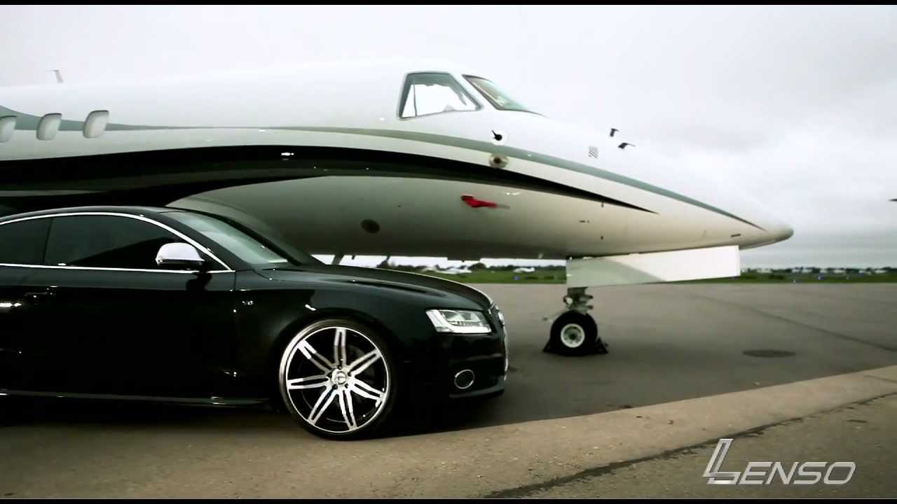 Black Audi S5 on 20