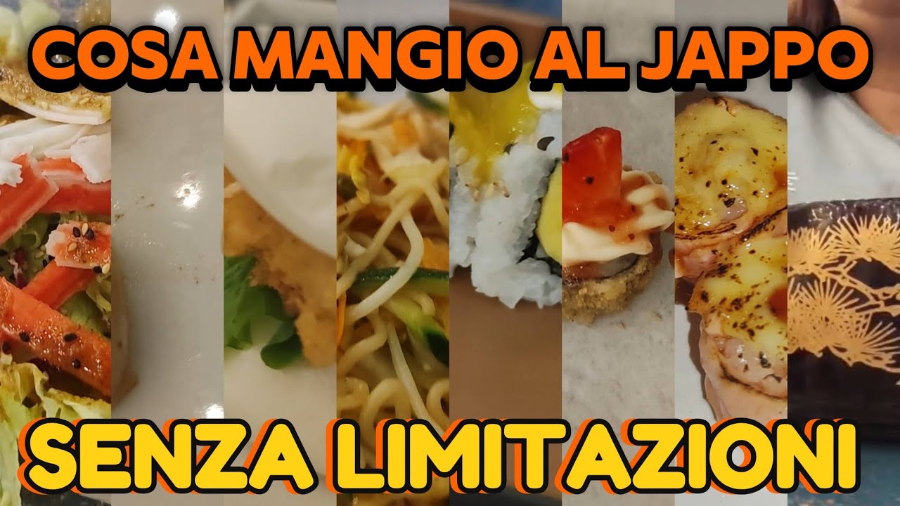⁉️🍣COSA MANGIO al JAPPO SENZA LIMITAZIONI🍜⁉️