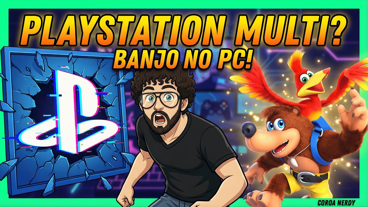 ⚠️ Sony Está Mudando de Estratégia? PlayStation MULTI + Banjo-Kazooie Chega ao PC! | Gaming News 🚀🎮👾