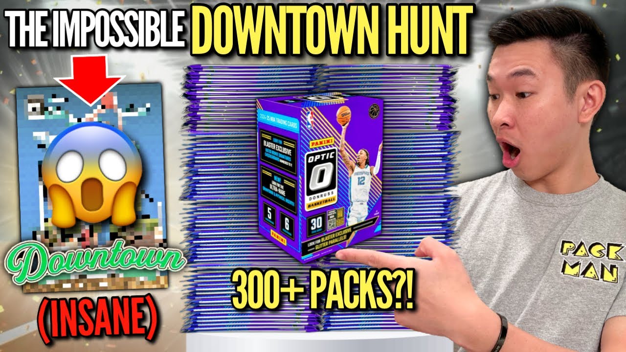 I OPENED 300+ BASKETBALL PACKS CHASING THE FIRST EVER OPTIC DOWNTOWN (UNBELIEVABLE)! 😱🔥
