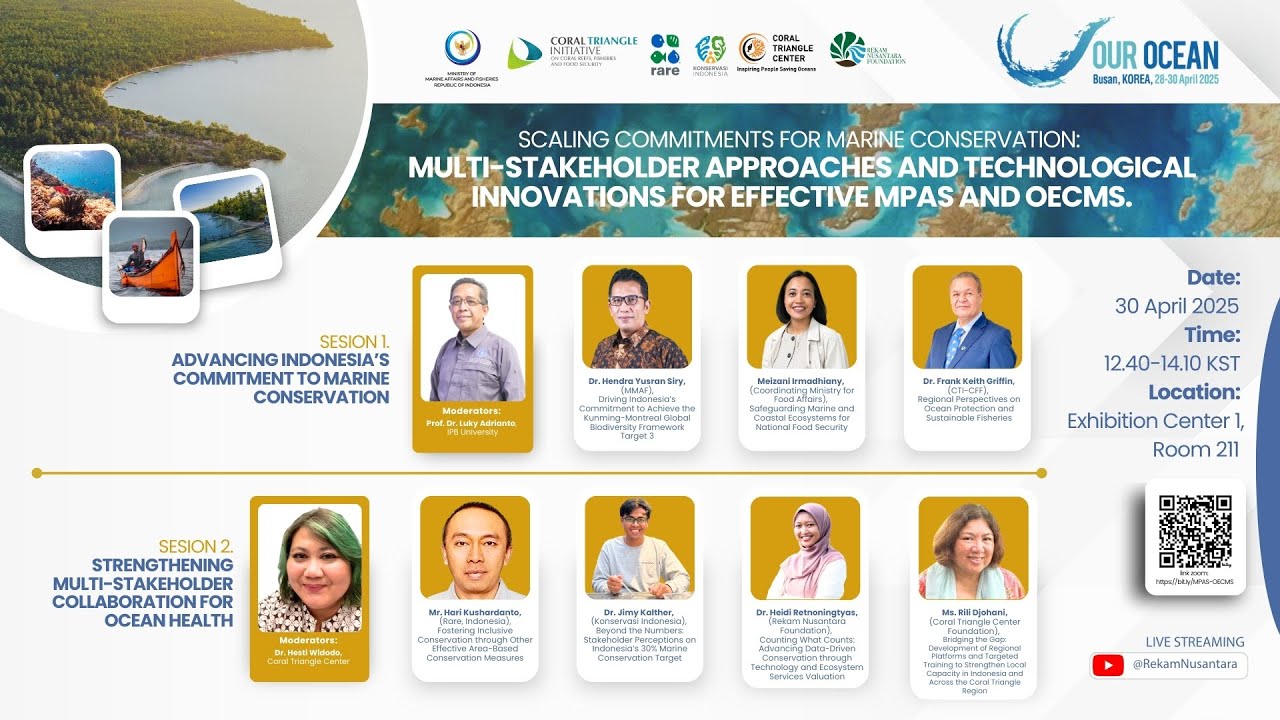 10th OOC: Multi-Stakeholder Approaches & Technological Innovations for Effective MPAs & OECMs
