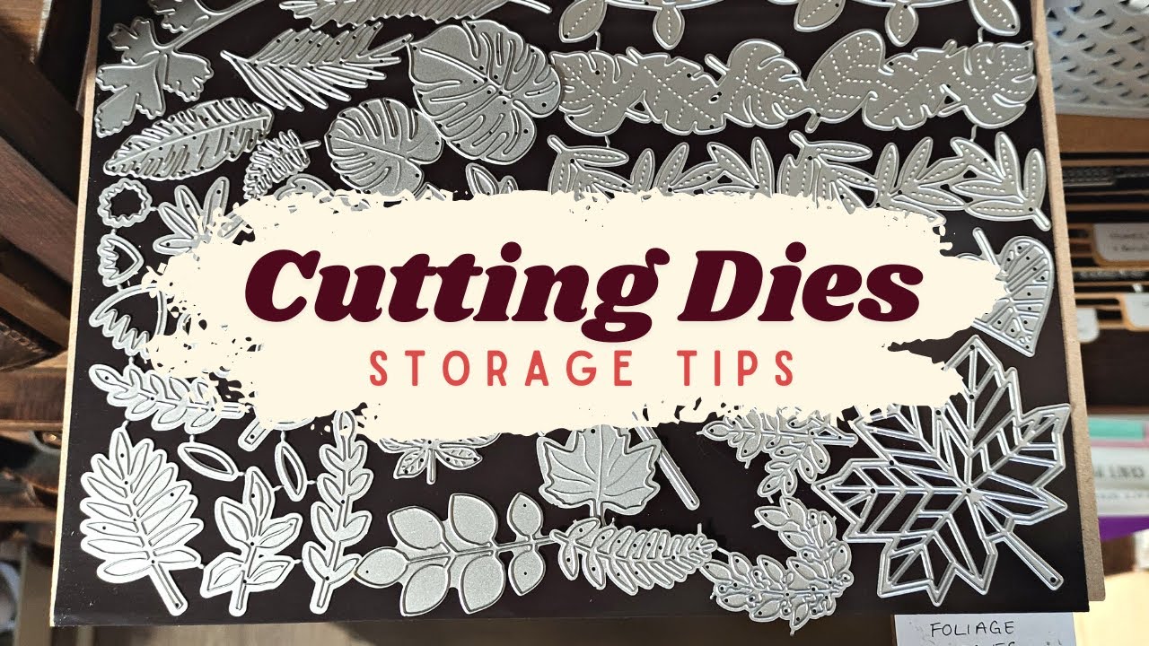 How To Organise Metal Cutting Dies | Affordable Organisation Ideas For Your Die Cutting Supplies!
