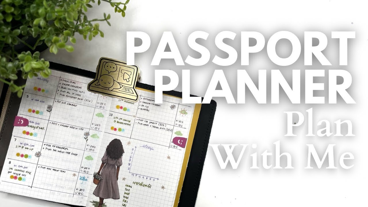PASSPORT PLANNER // Plan With Me // Aug 4-10, 2025 - Have I found planner peace?