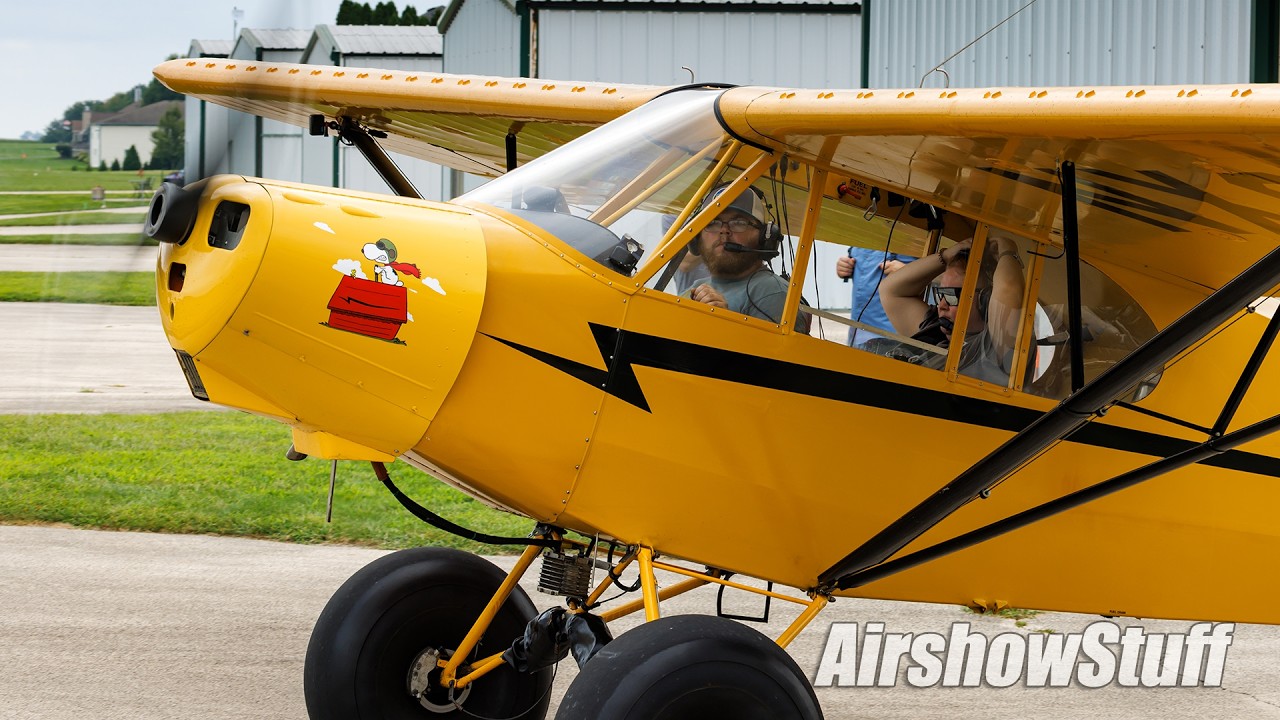 Vintage and GA Aircraft at Poplar Grove Fly-In 2025