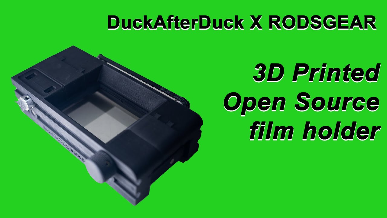 D&R 120/135 multi format Film Holder 3D printed and motorized.