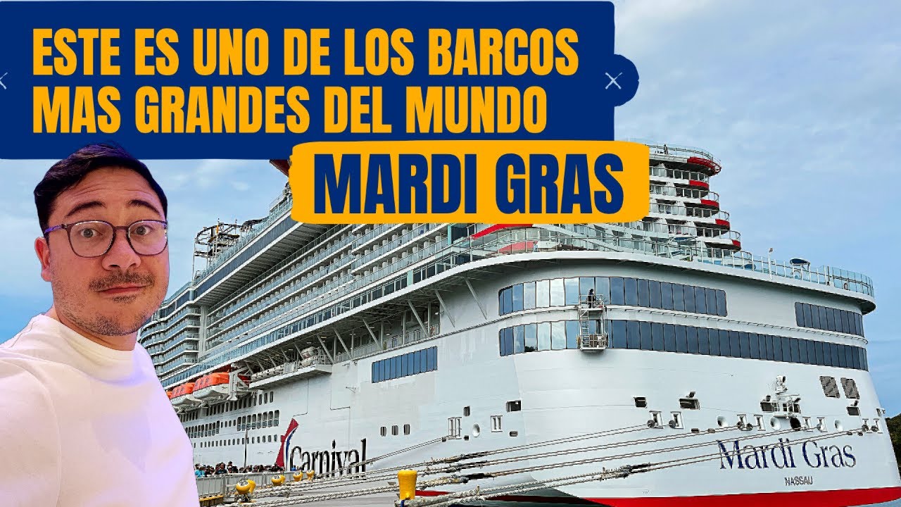 Carnival MARDI GRAS Aquí caben 6.500 PERSONAS |  🛳It'sCruiseDay!✨