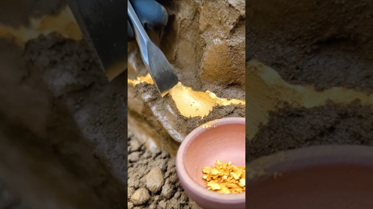 I Dug Into a Riverbank&hellip; What I Found Shocked Me 😱⛏️ #shorts #Satisfying #mystery