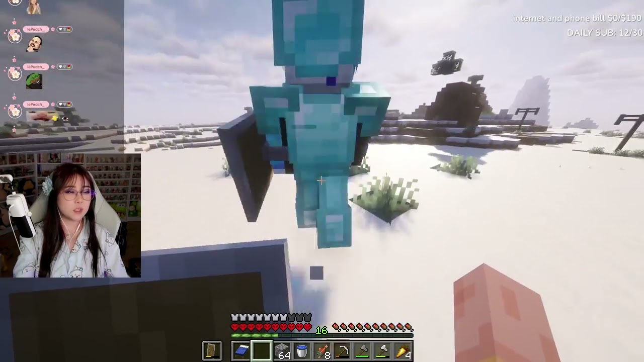just showered :D minecraft time :3 misseed yaaa   !throne !socials (Part 2/3)