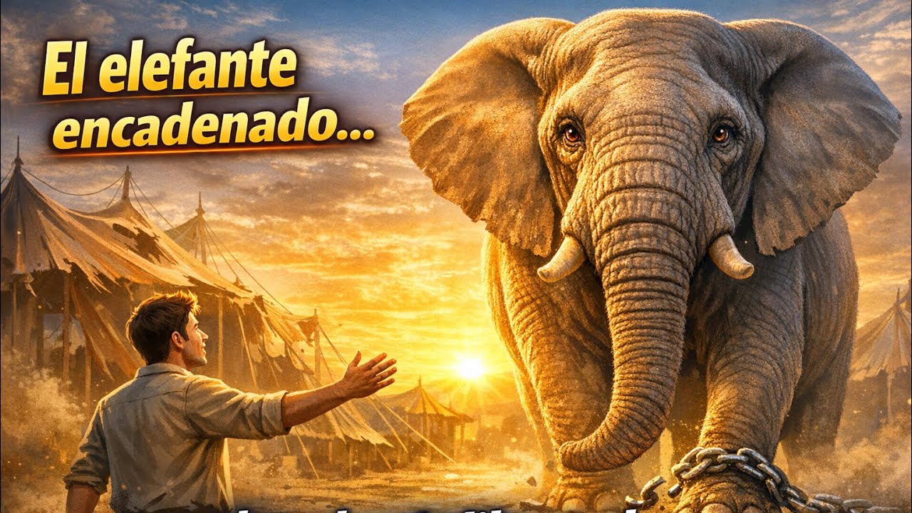 El elefante que rompió sus cadenas y encontró la libertad 🐘