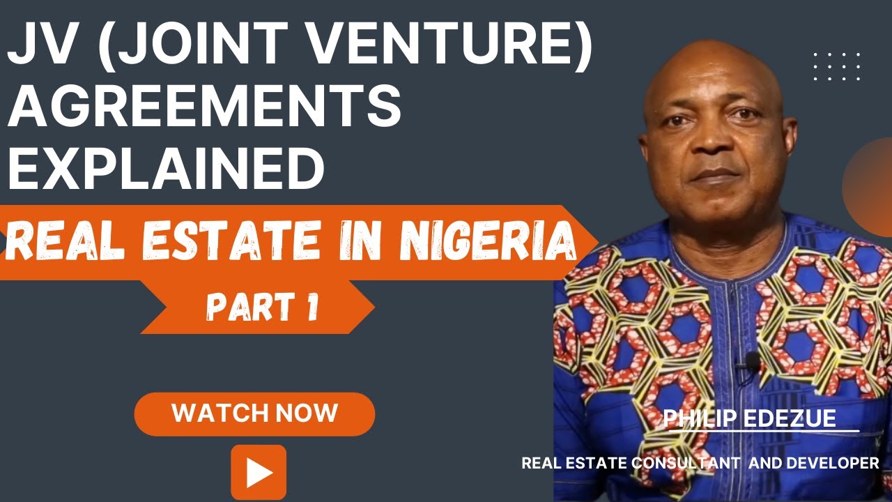 Real Estate JV (Joint Venture) Agreements Explained Part 1