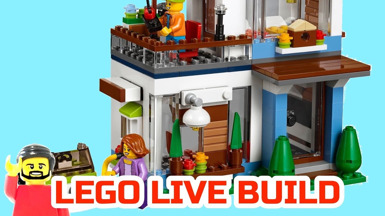 LEGO LIVE BUILD - 31068 Lego Creator Modular Modern Home