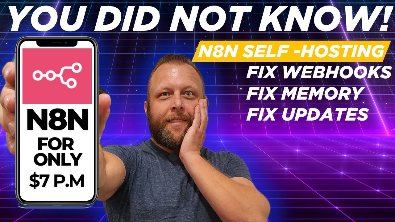 N8N Self-Hosting on Render для начинающих: устранение проблем с веб-перехватом, памятью и обновле...
