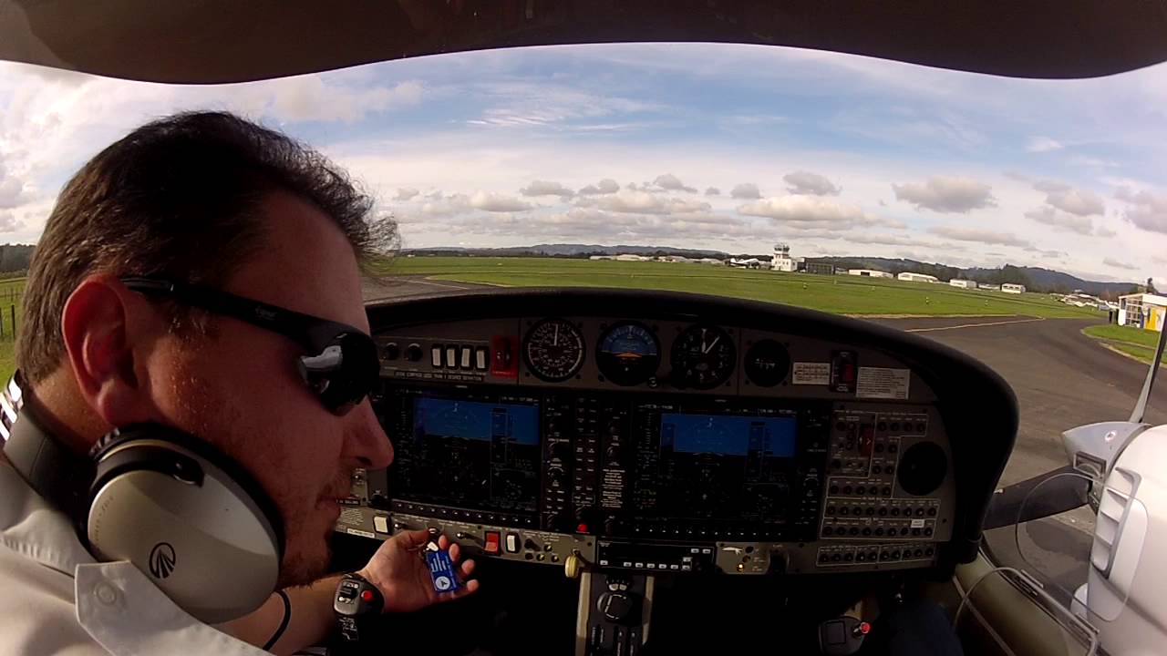 DA42 IFR GPS Departure/Arrival Ardmore FULL FLIGHT