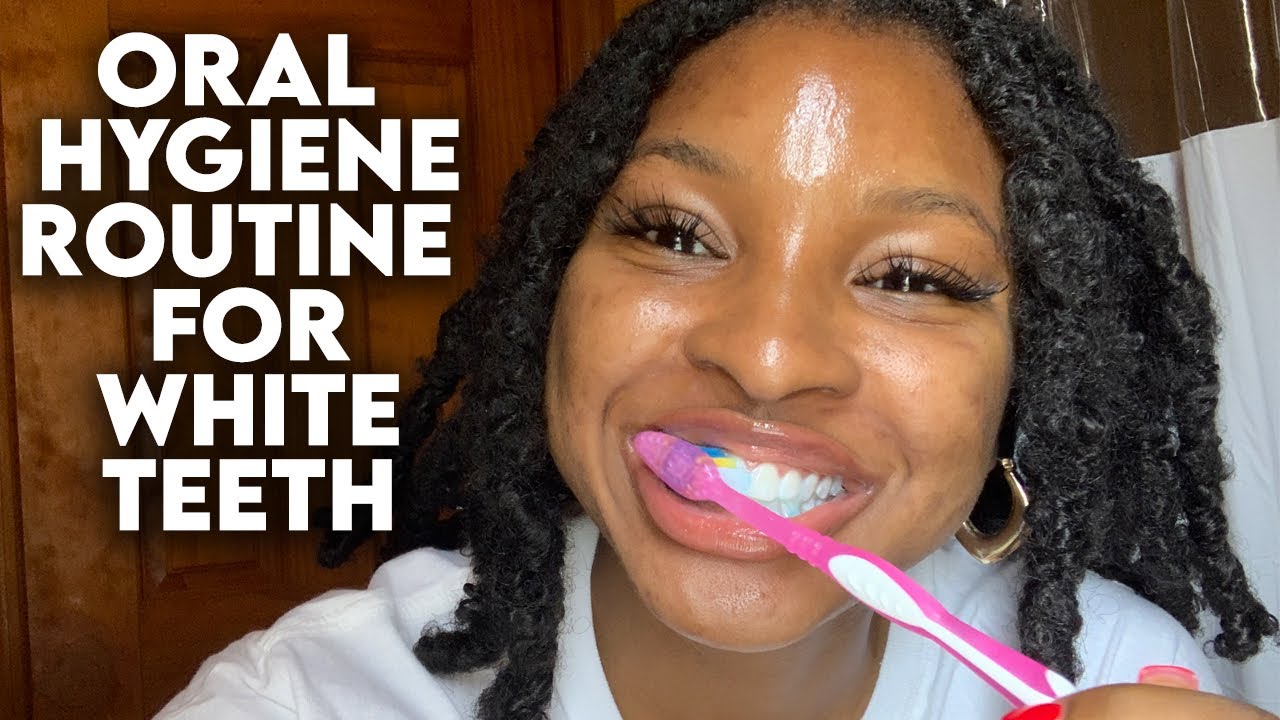 HOW TO WHITEN YOUR TEETH + ORAL HYGIENE ROUTINE | KENSTHETIC