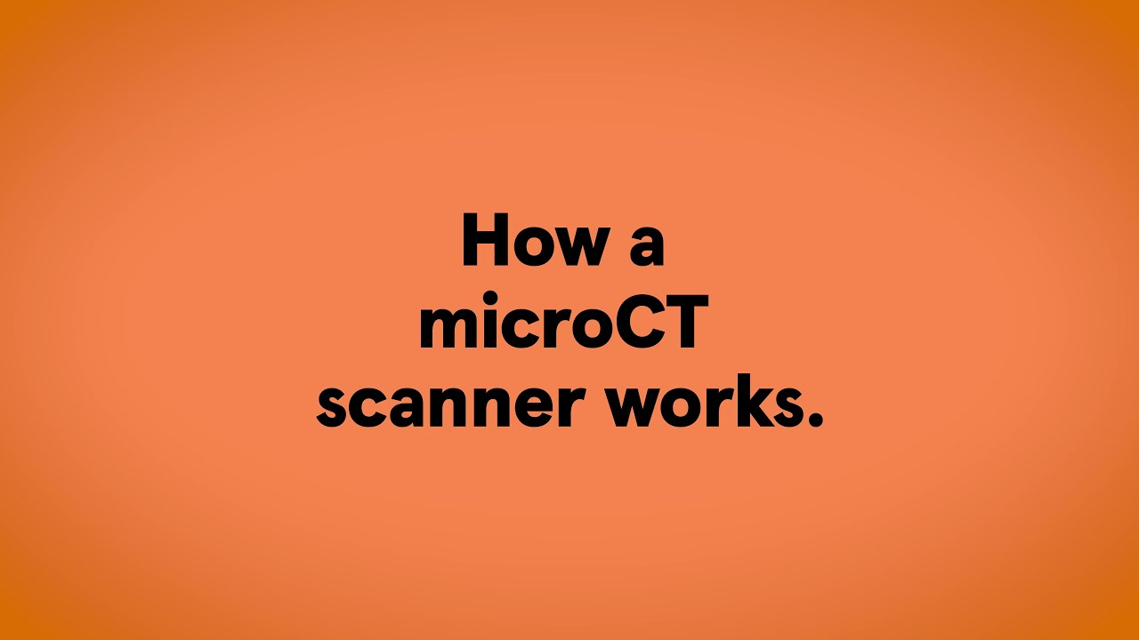 How does a microCT scanner work?