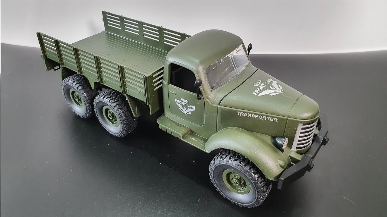 JJRC Transporter 1 Off-Road Military Truck | 1:16 scale, 2.4G band and 6WD