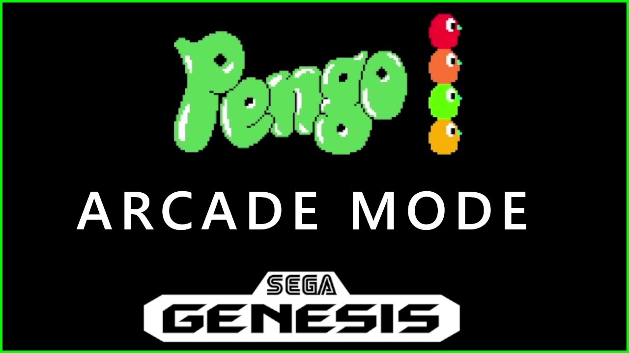 Pengo (Sega Genesis/Megadrive) Arcade Mode - Gameplay