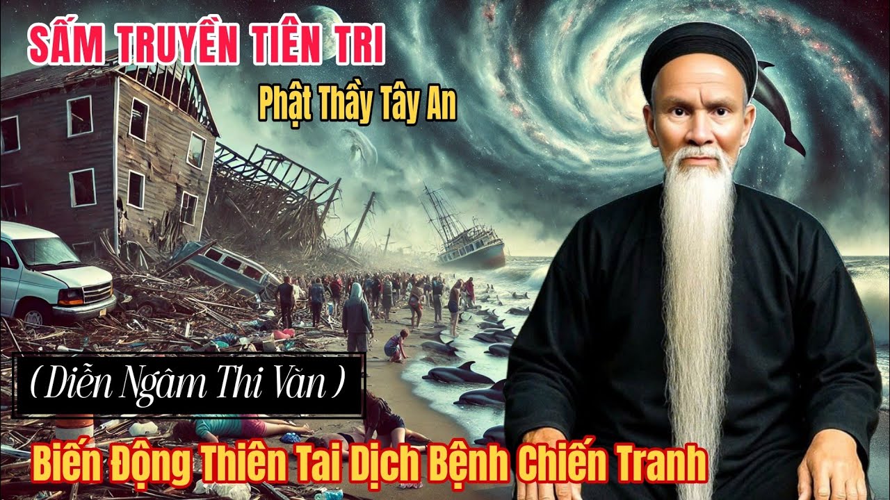 Biến động Thiên Tai Dịch Bệnh Chiến Tranh - Sấm Truyền Tiên Tri Phật Thầy Tây An diễn ngâm thi văn
