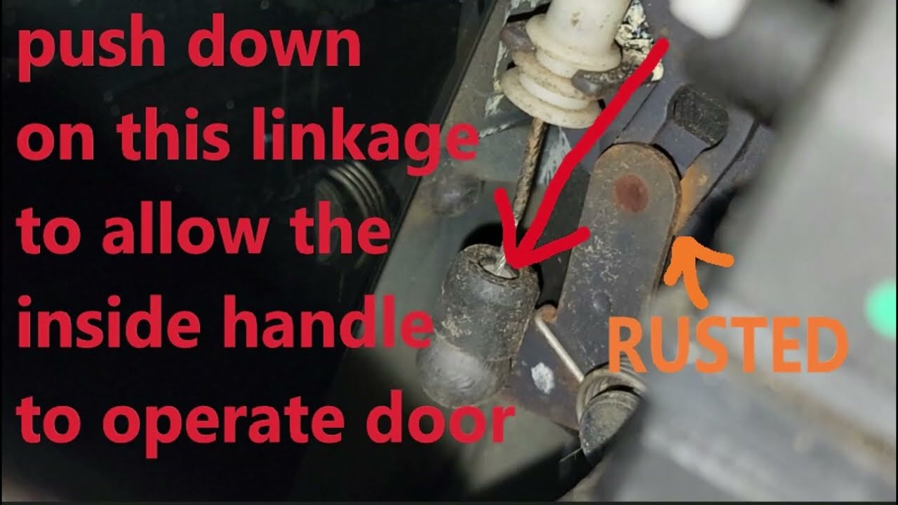Дверь BMW X5 застряла, не открывается ни изнутри, ни снаружи. Это поможет ее открыть.
