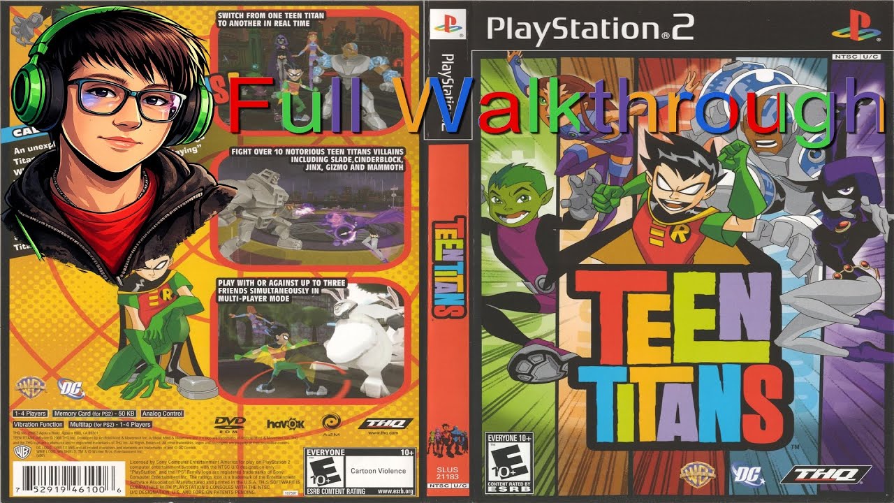 Teen Titans Game 2006 Playstation 2 1080p 60fps walkthrough no commentary
