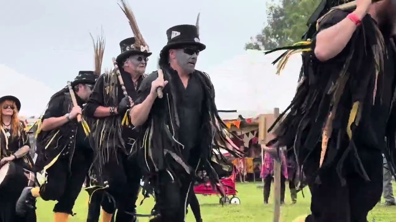 Witchmen dance on the site arena stage
