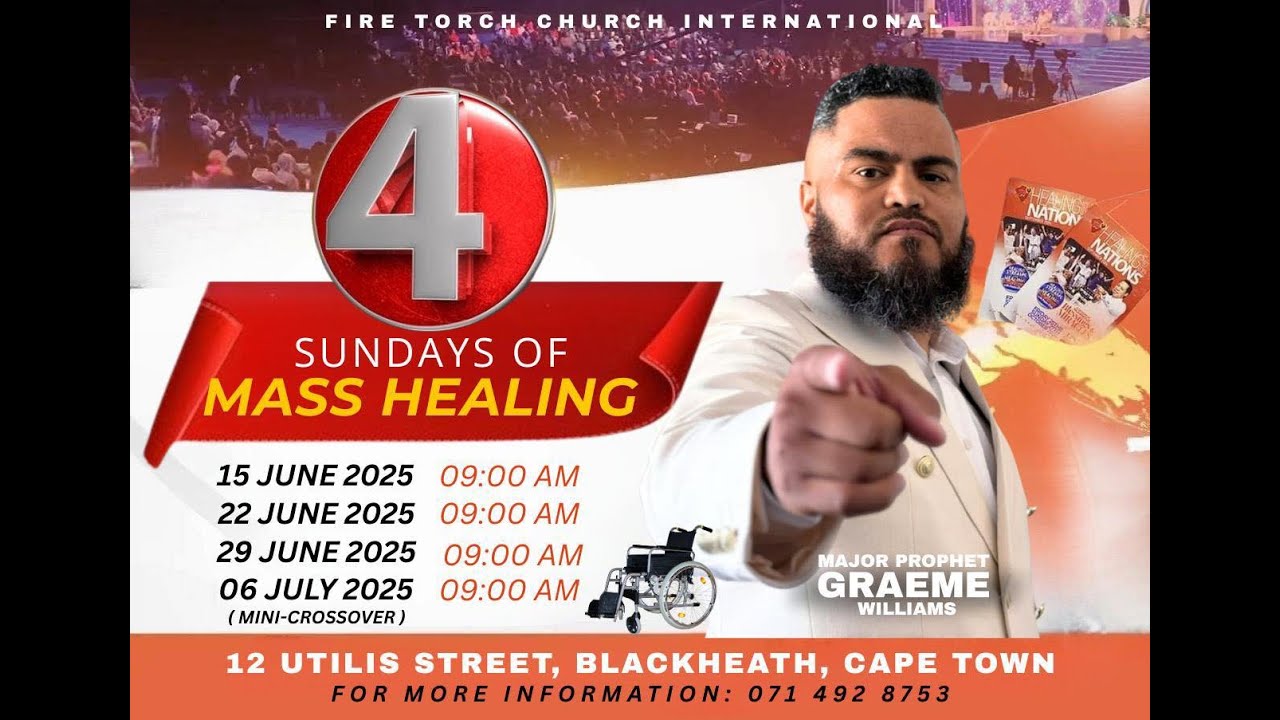 First Sunday of Mass Healing | Major Prophet Graeme Williams`