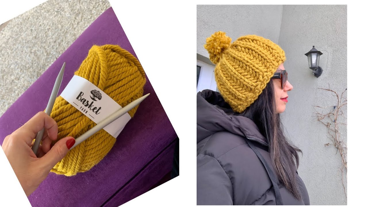 Süper Kalın İple Bere / Super Chunky Beanie