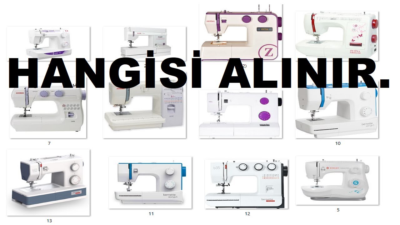 En İyi Başlangıç Seviyesi Dikiş Makinesi Tavsiyesi Genel Kullanım İçin