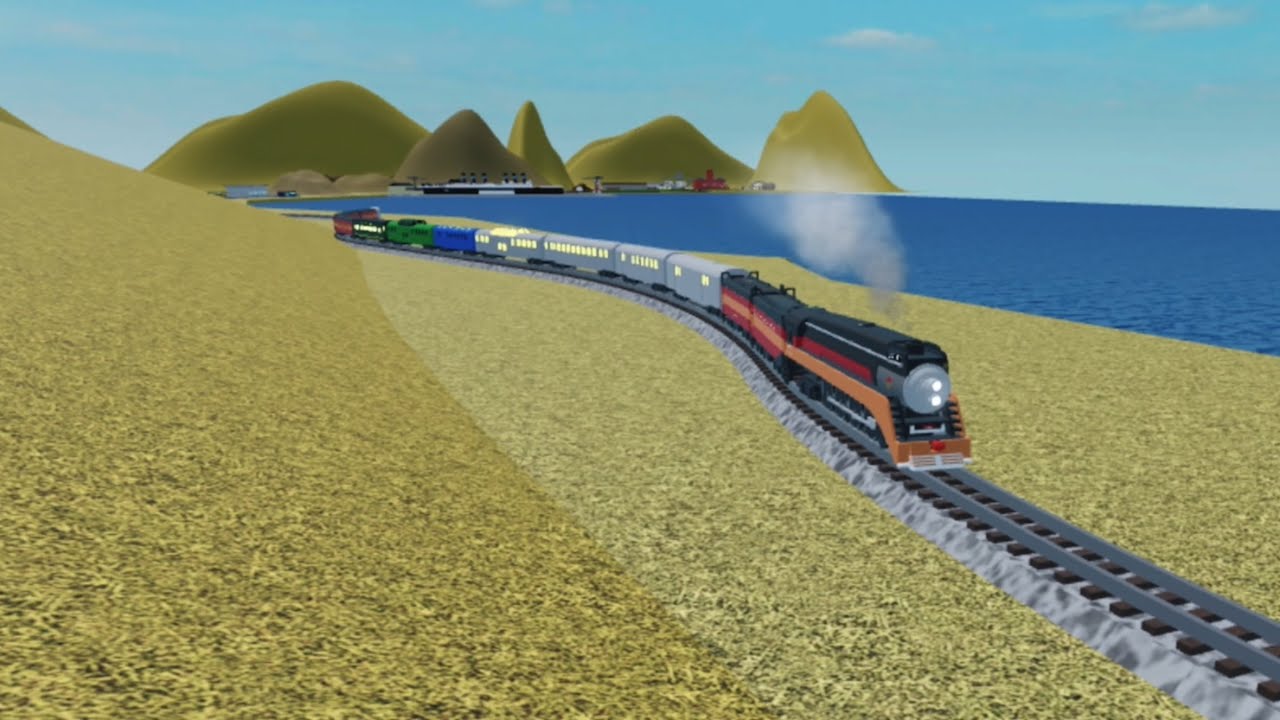 Chasing SP 4449 leads the Excursion Train in California