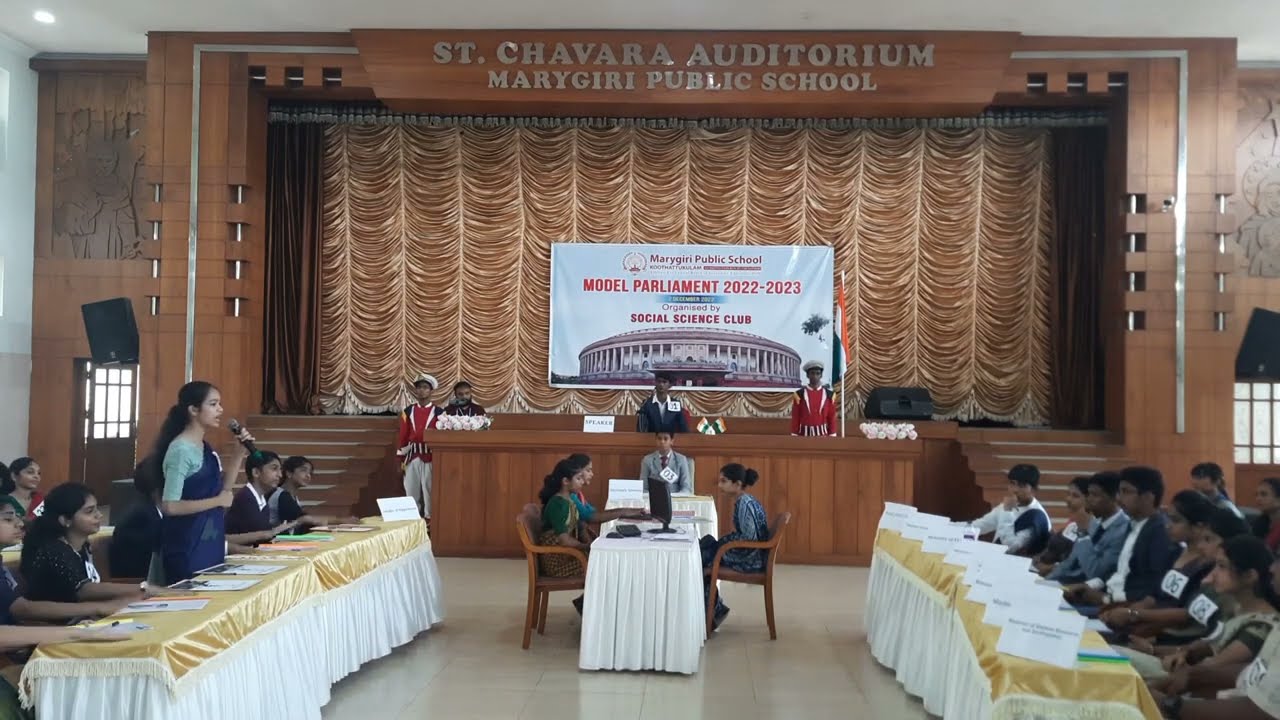 Model Parliament 2022  I Social Science Club I Marygiri Public School