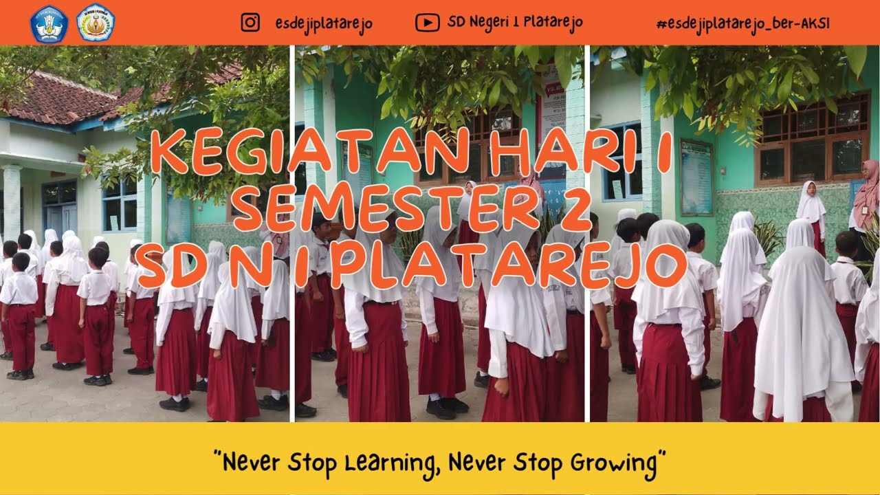 BACK TO SCHOOL DAY 1, SDN 1 PLATAREJO #merdekabelajar #sekolahgratis #wonogiri