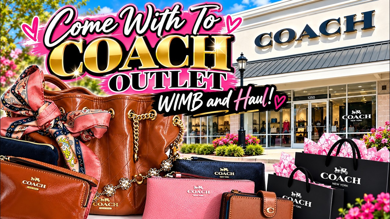 Извините, видео получилось длинным! Пойдемте со мной в магазин Coach Outlet, Wimb, маникюрный сал...
