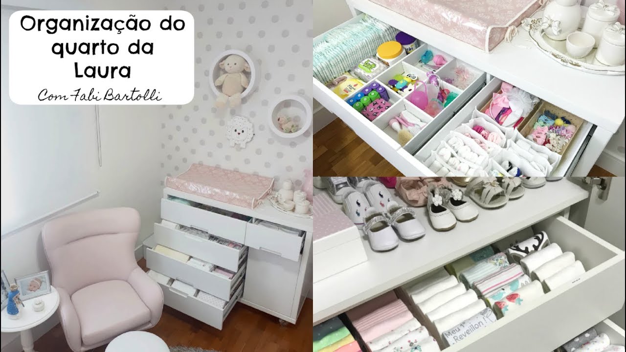 Organização do quarto da Laura
