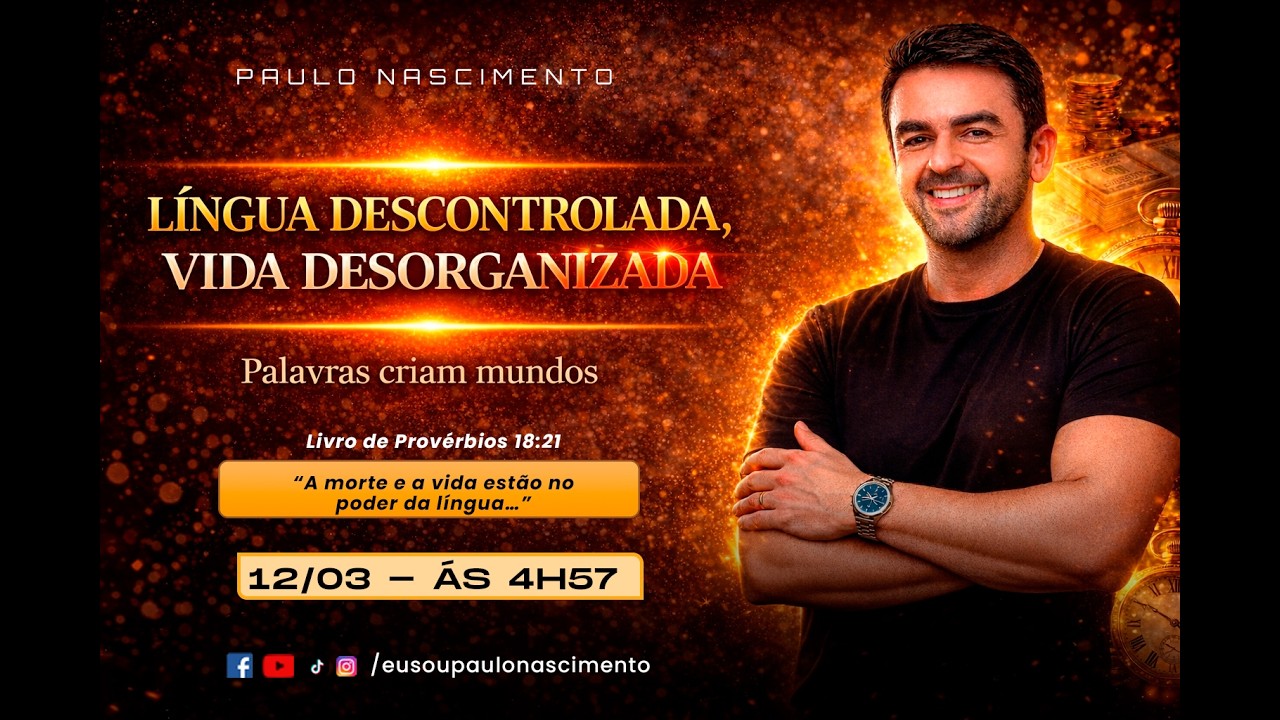 LÍNGUA DESCONTROLADA, VIDA DESORGANIZADA
