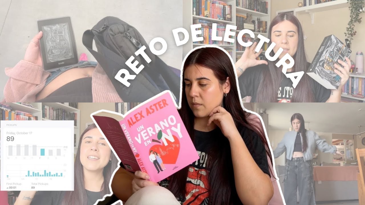 reto de lectura 📖 | pick ups v/s páginas 📱 | reading vlog 📚