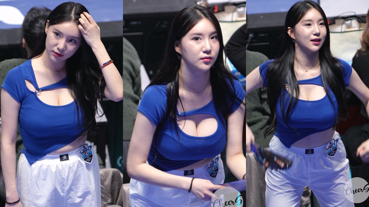 지진난거 아닙니다ㄷㄷ 김현영 치어리더 직캠 Kim Hyun-Young Cheerleader 우리카드 250301 |4K