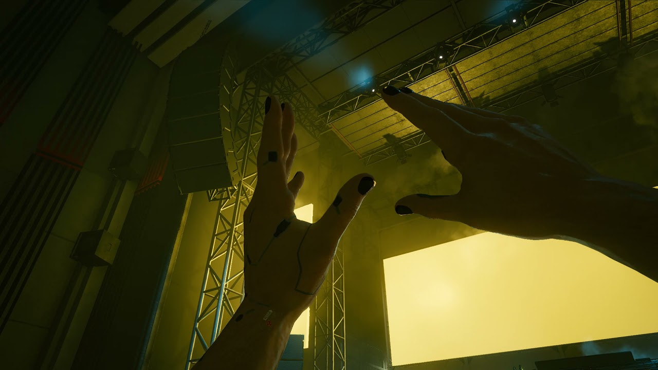 Inside Riot Club before Mission Start - Cyberpunk 2077