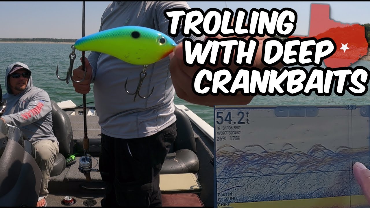 Easy Trolling Setup For Hybrid Wiper Bass with Deep Diving Crankbaits