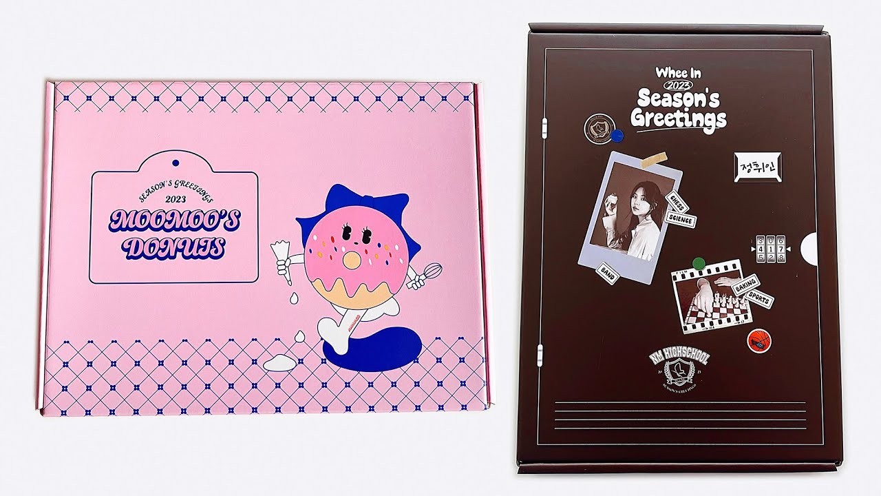 unboxing mamamoo & wheein season's greetings 2023 🎀📓
