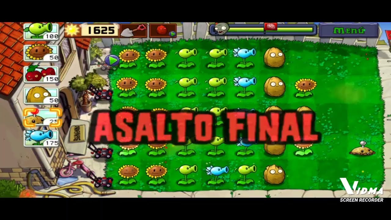 PLANTAS VS ZOMBIS - AVENTURA, NIVEL 7 (DÍA)