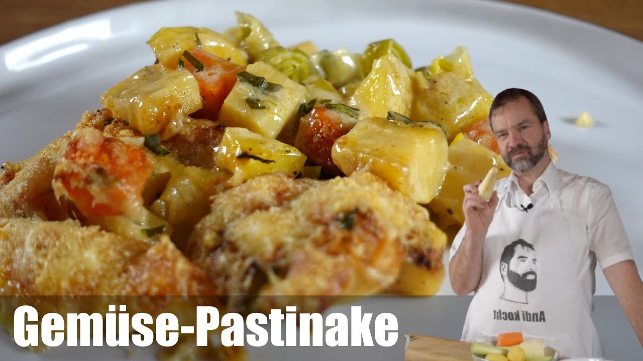 Gemüse-Pastinaken-Auflauf