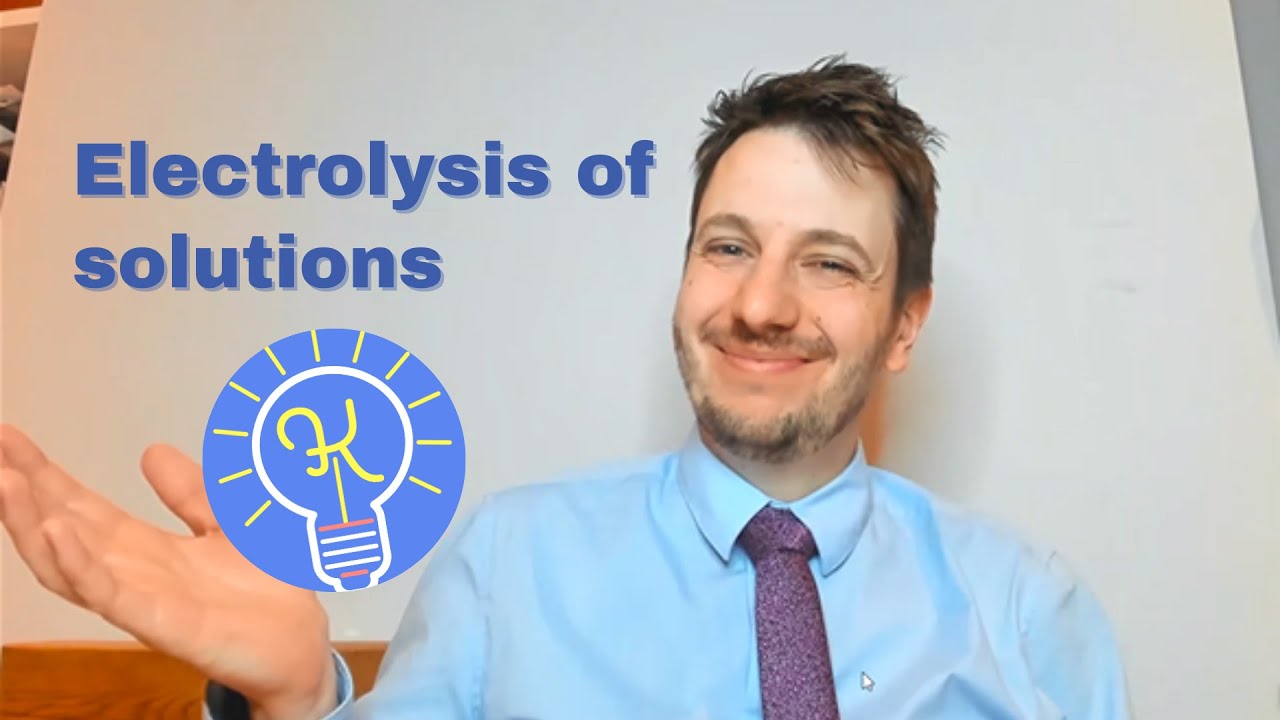 Electrolysis of solutions AQA GCSE chemistry
